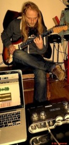 ME AND THE WHITE RABBITS - Guitar Recordings For The 1.Studio Album @ Home Studio Berlin 2014